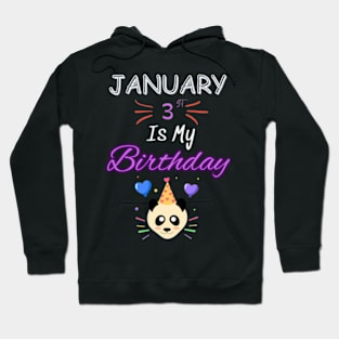 january 3st is my birthday Hoodie